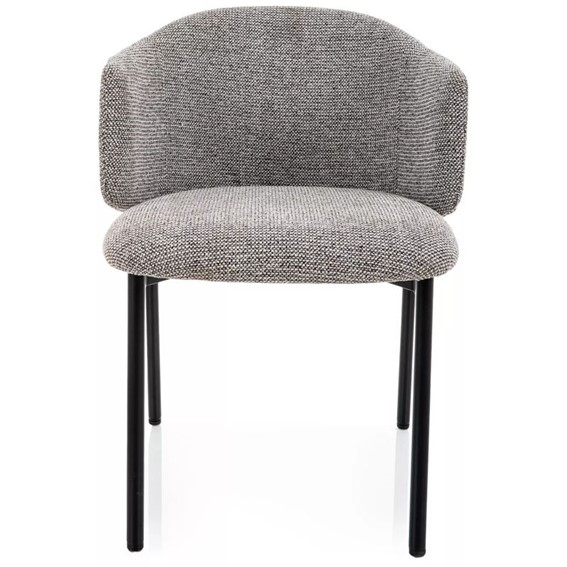 Krzesło OSAKA Szary/Czarny Mat