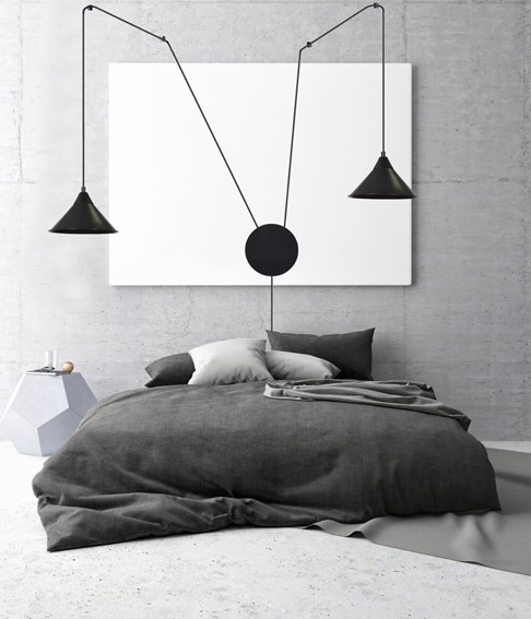 Lampa Wisząca ABRAMO 2 Czarny