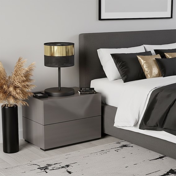 Lampa Biurkowa LUX LN1 Czarny/Złoty