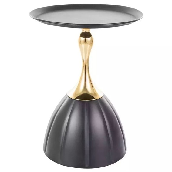 Ława PIANA fi38 Czarny/Złoty