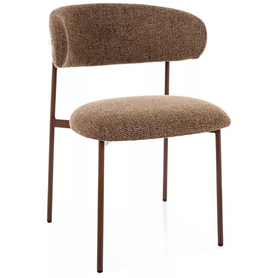 Krzesło ELTON D Cappuccino/Orzech