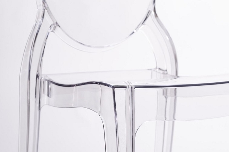 Krzesło ELIZABETH Poliwęglan Transparentne