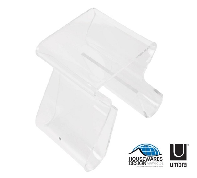 UMBRA stołek MAGINO przezroczysty