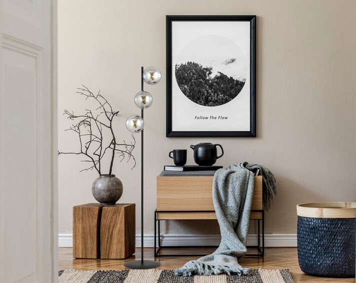 Lampa Podłogowa ROSSI LP3 Grafitowy