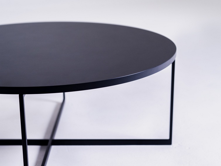 Stół Kawowy NIKO fi80 Czarny
