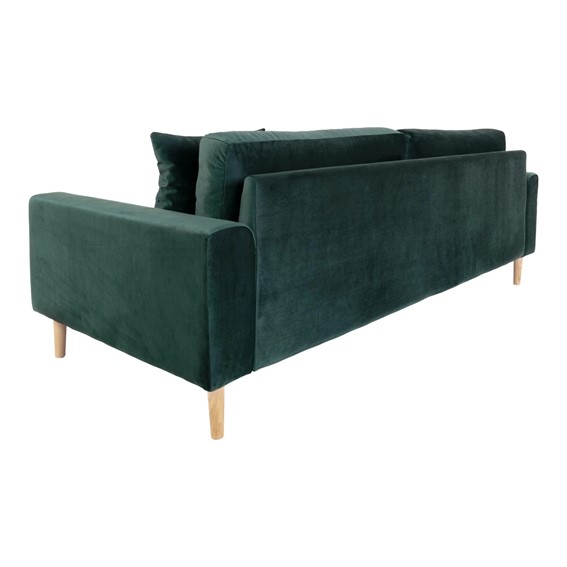 Sofa Trzyosobowa LIDO Butelkowa Zieleń/Naturalny