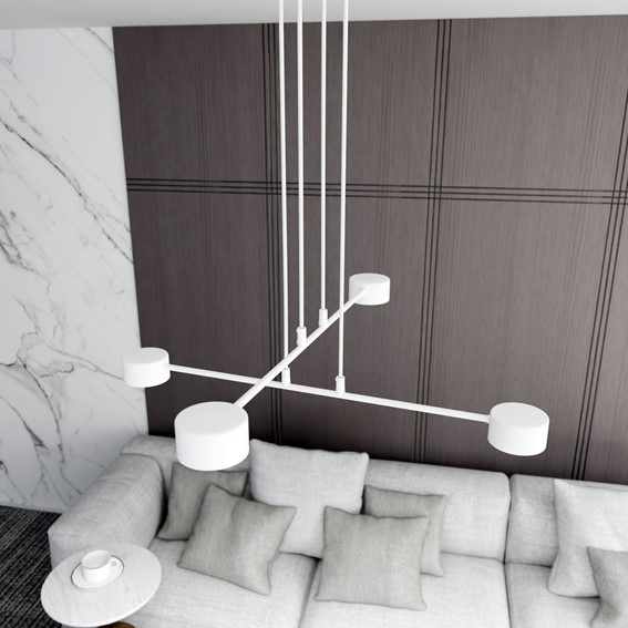 Lampa Wisząca MODUS 4 Biały