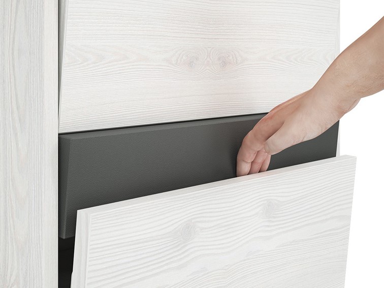 Szafka na Buty HYGA 05 Sosna Śnieżna/Antracyt