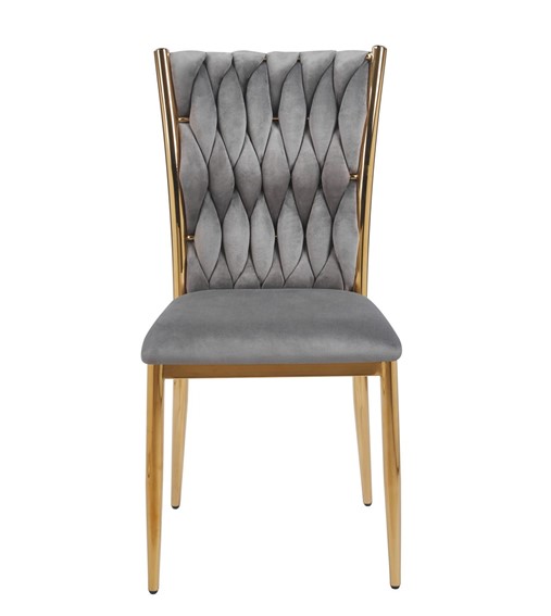 Krzesło Velvet K37-FX (G) Szary