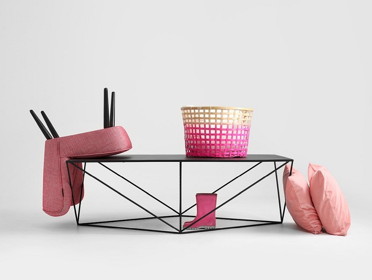 Stół kawowy DARYL METAL 140