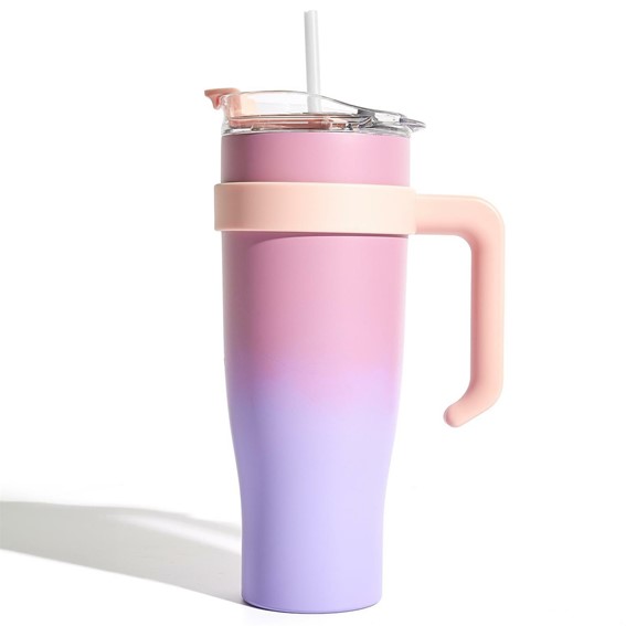 Kubek Termiczny MIAMI TIE-DYE Fioletowy/Różowy