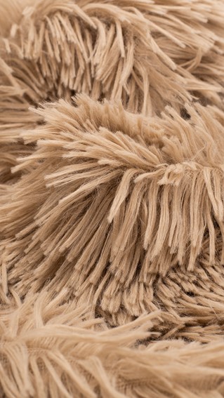 Tkanina FLUFFY 35 Jasny Brązowy (1 mb)