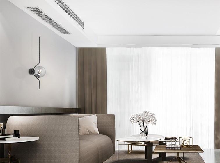 Kinkiet NEVA K-5331 Grafitowy/Czarny