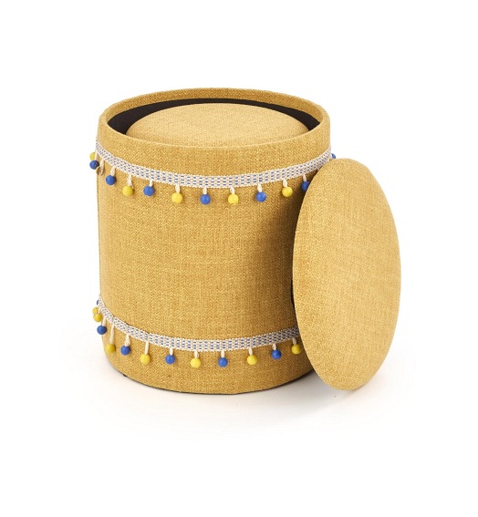 Zestaw Puf GRADO Żółty