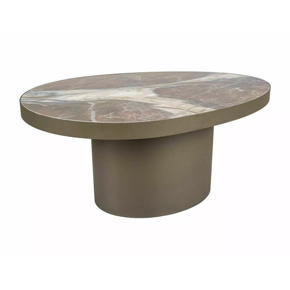 Ława GUSTO B 98x73cm Brąz Połysk/Miedziany