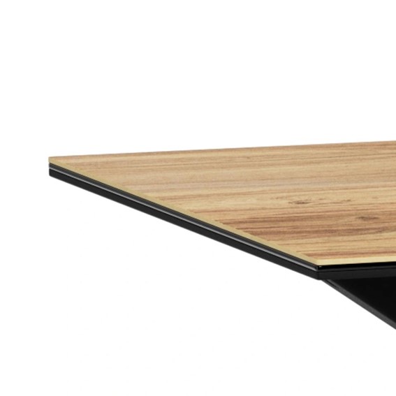 Stół HEAVEN 135x80 Dąb Naturalny/Czarny