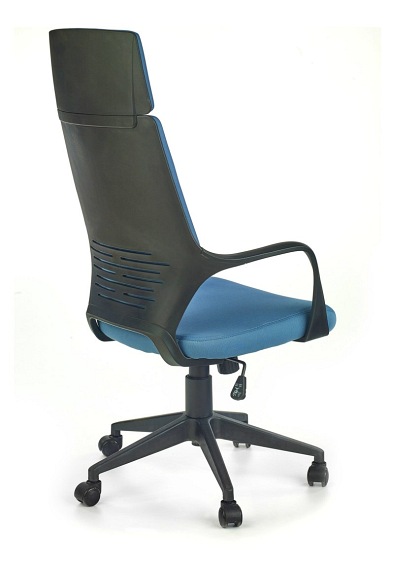 Fotel Ergonomiczny VOYAGER Czarny/Niebieski