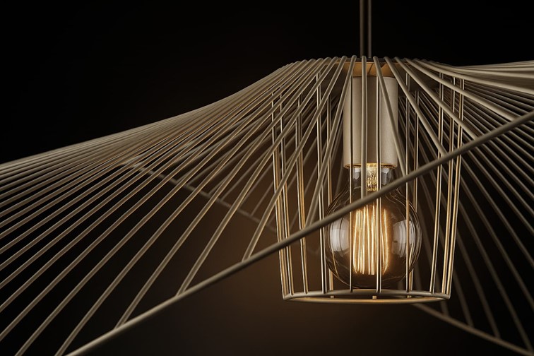 Lampa Wisząca KAPELUSZ KP-21 MINI Beżowy