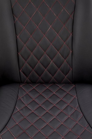 Fotel Wypoczynkowy Camaro 72(146)x77x112(86) Czarny/Czerwony