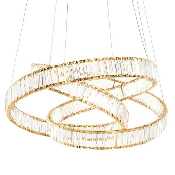 Lampa Wisząca WAVE 80 Złoty