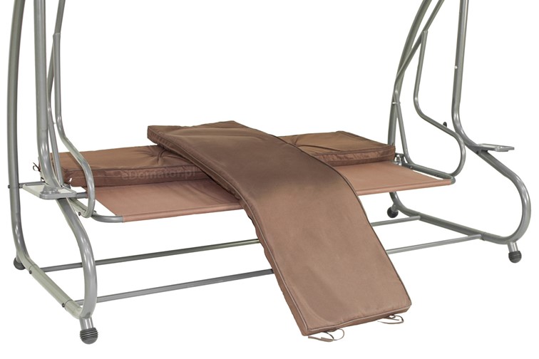 Huśtawka Ogrodowa Rozkładana GRACJA Brązowa