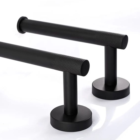 Komplet Wieszaków Łazienkowych GRID Czarny