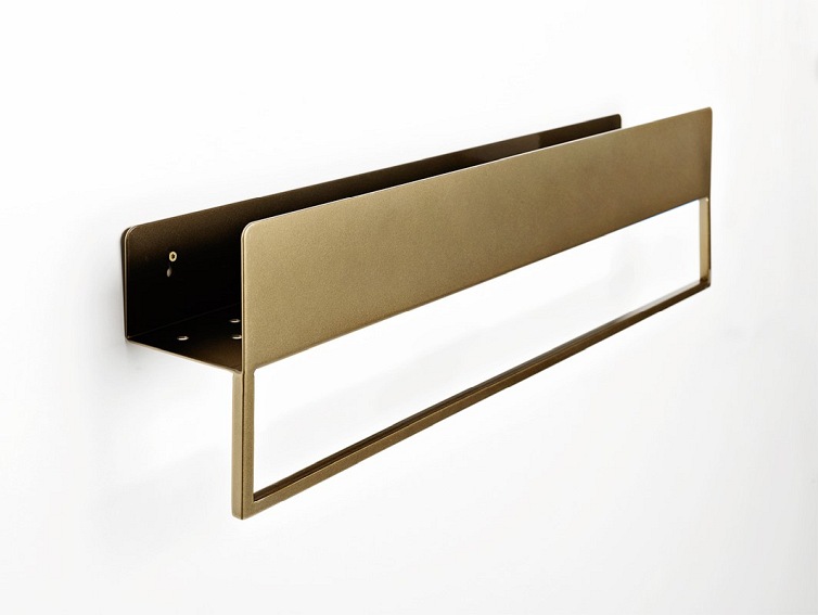 Półka Land Re-Hang 70x8x8 Złoty