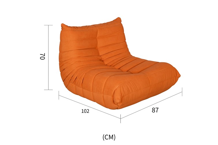 Fotel N23-19 Pomarańczowy
