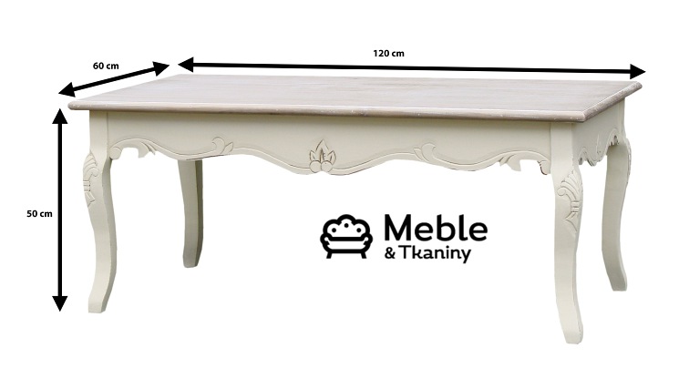 Ława Rimini 027 60x120 Kremowy