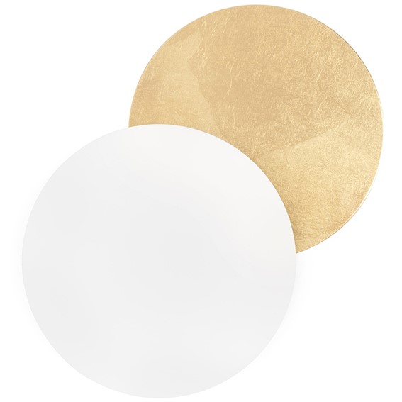 Lampa Ścienna ECLISE Złoty/Biały