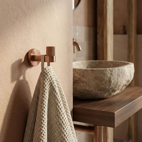 Wieszak Łazienkowy 39104 ORI Miedź Szczotkowany