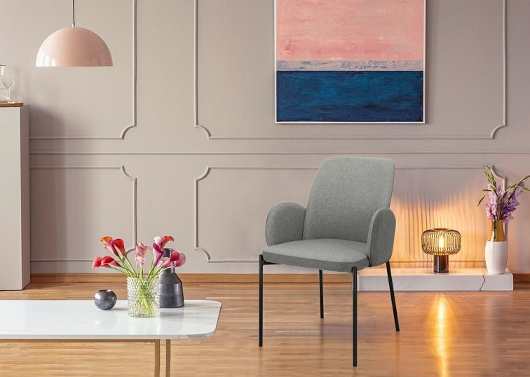 Krzesło Perro szare