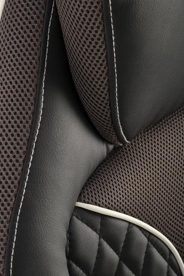 Fotel Gabinetowy HAMLET Czarny/Popielaty