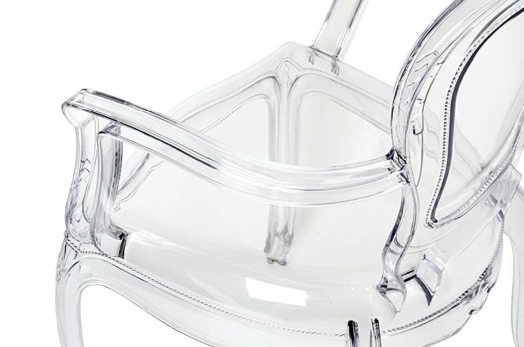 Krzesło KING ARM Transparentny/Poliwęglan