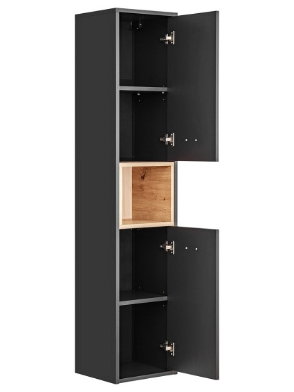 Słupek Wysoki 2D Borneo Cosmos 800 33x36x170 Czarny