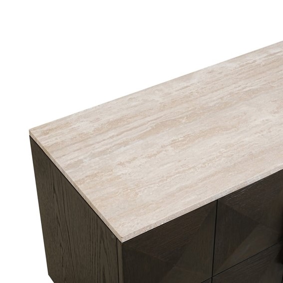 Szafka RTV CLAREMONT Brązowy