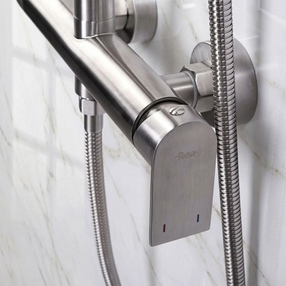 Zestaw Natryskowy HUNTER Nikiel Szczotkowany