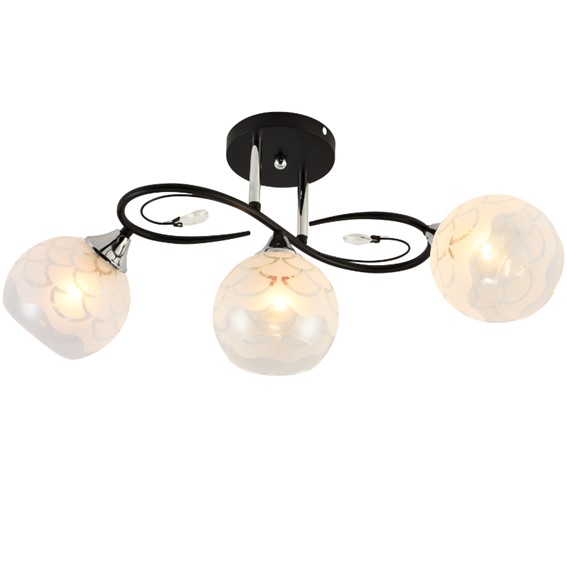 Żyrandol LINKOLN 3 Czarny