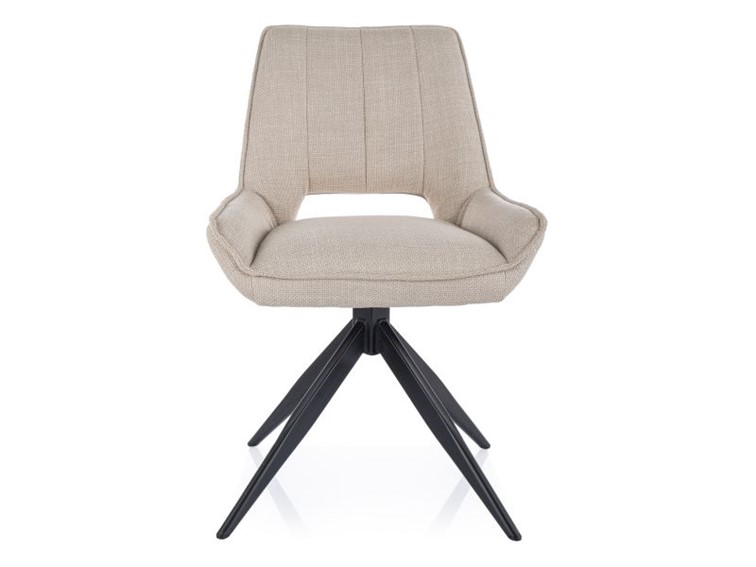 Krzesło TELLO Bjorn Czarny/Jasny Beżowy 24