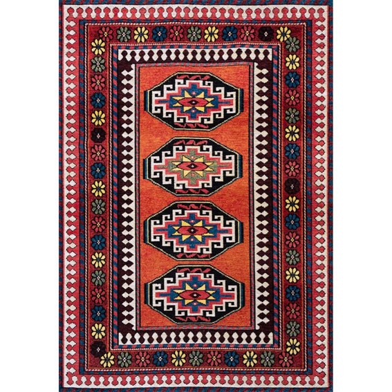 Dywan ANTALIA RED MIX 9844 240x340 cm Czerwony