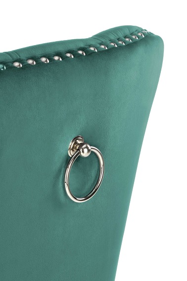 Krzesło MIYA Czarny/Ciemny Zielony