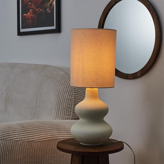 Lampa Stołowa LAMIL Kremowy