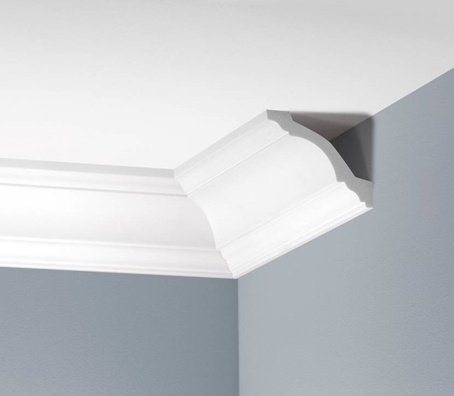 Listwa Gzymsowa Gładka LGG-29 240 cm Biały