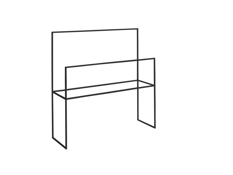 Wieszak Łazienkowy Barel Bath 90 Czarny