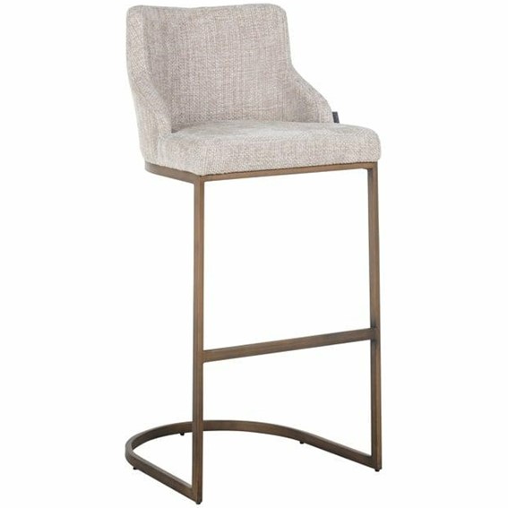 Krzesło Barowe BOLTON 76 Beżowe