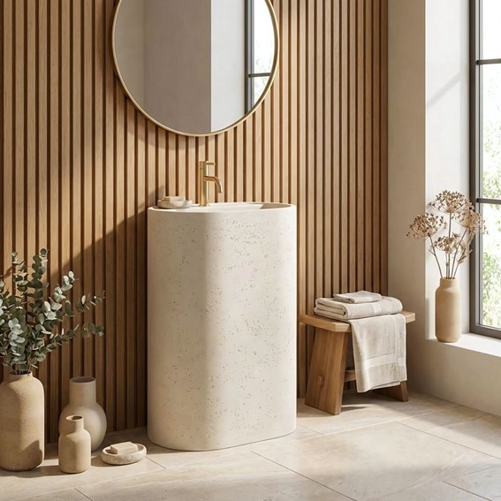 Umywalka Wolnostojąca SALENTO Beżowy