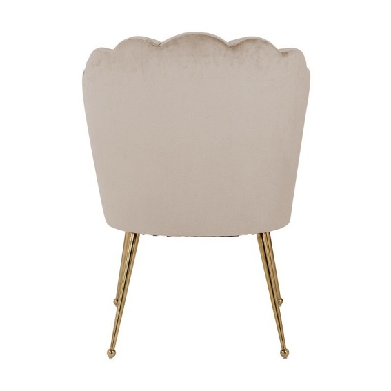 Krzesło PIPPA KHAKI Beżowy/Złoty