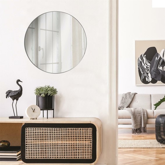 Lustro NAVIRA Srebrny 55cm