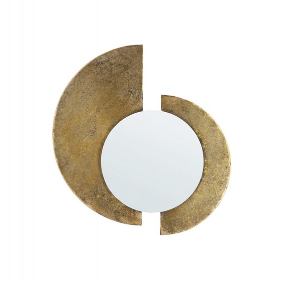 Lustro Ścienne NAMITA 32x38 cm Złoty