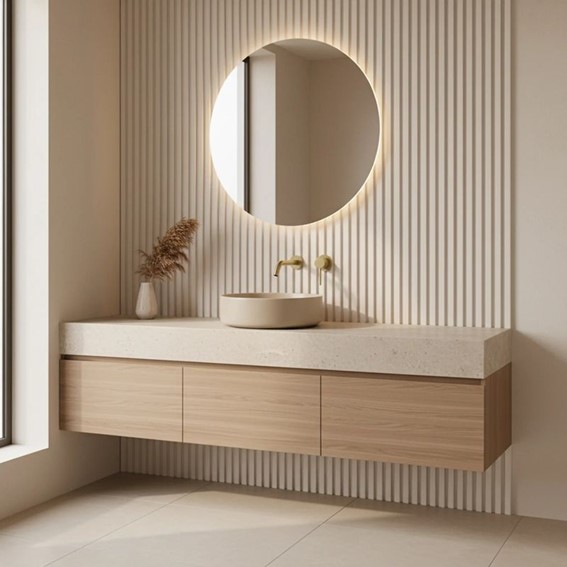 Bateria Podtynkowa CLIF Złoty Szczotkowany